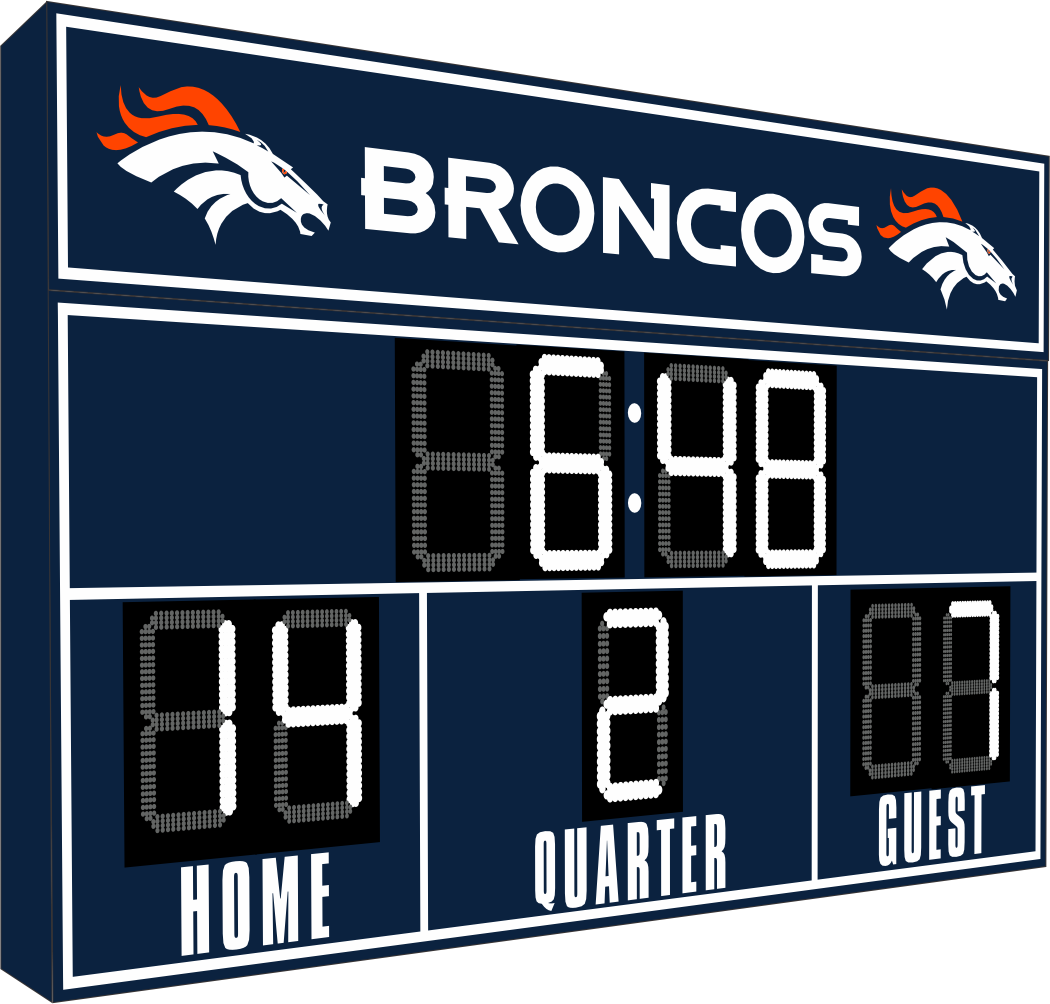 Denver Broncos Ultimate FanZone Scoreboard