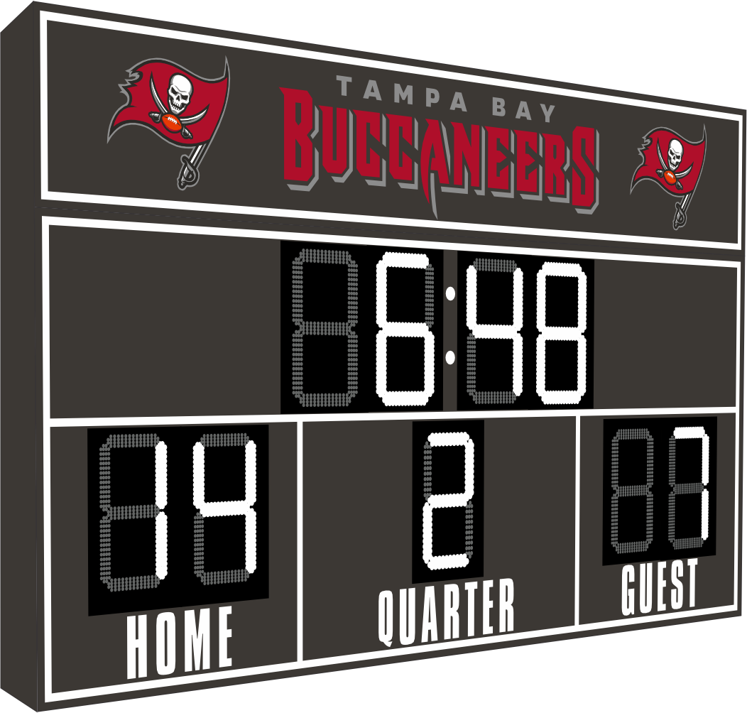 Tampa Bay Buccaneers FanZone Scoreboard