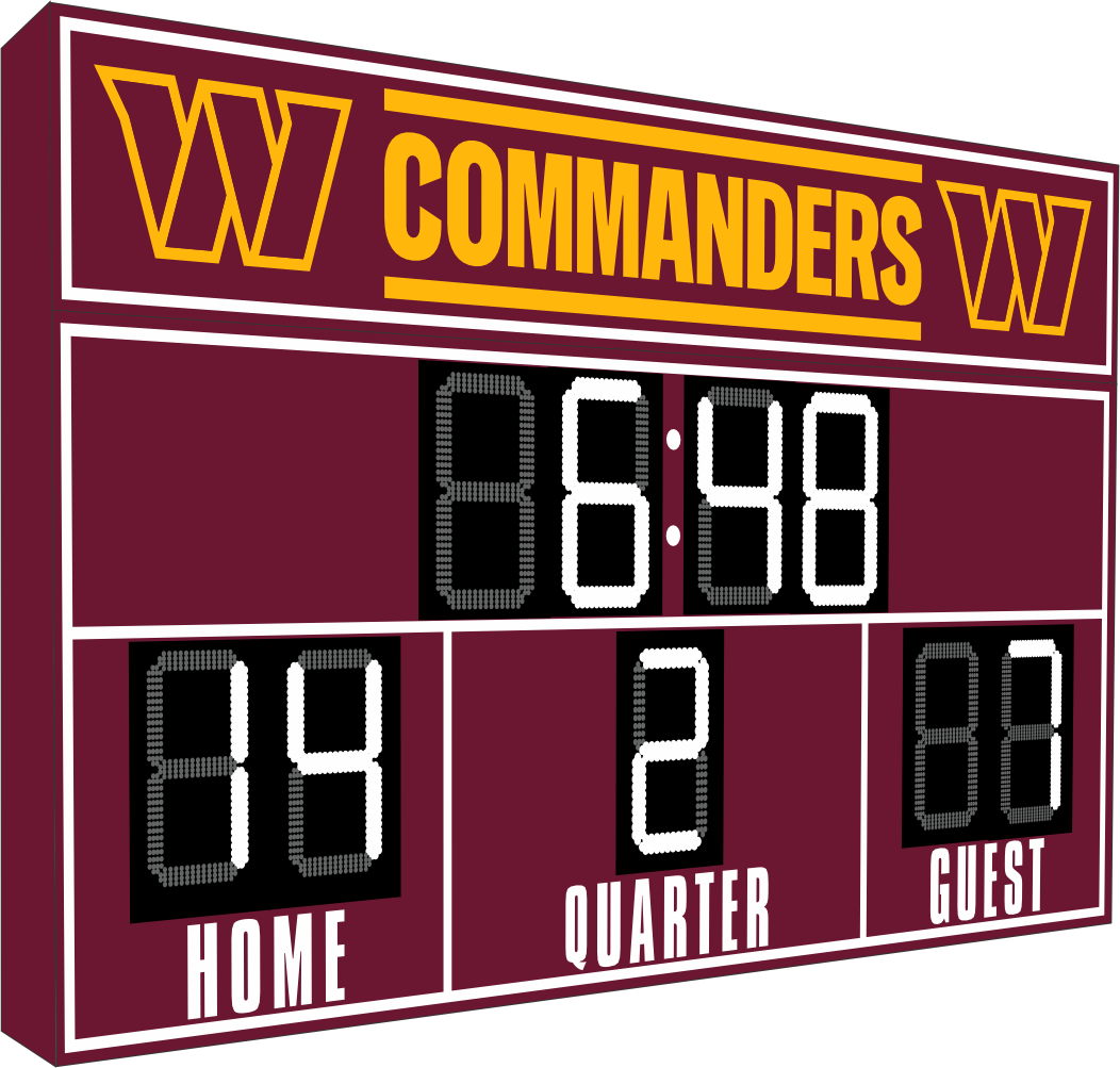 Washington Commanders FanZone Scoreboard