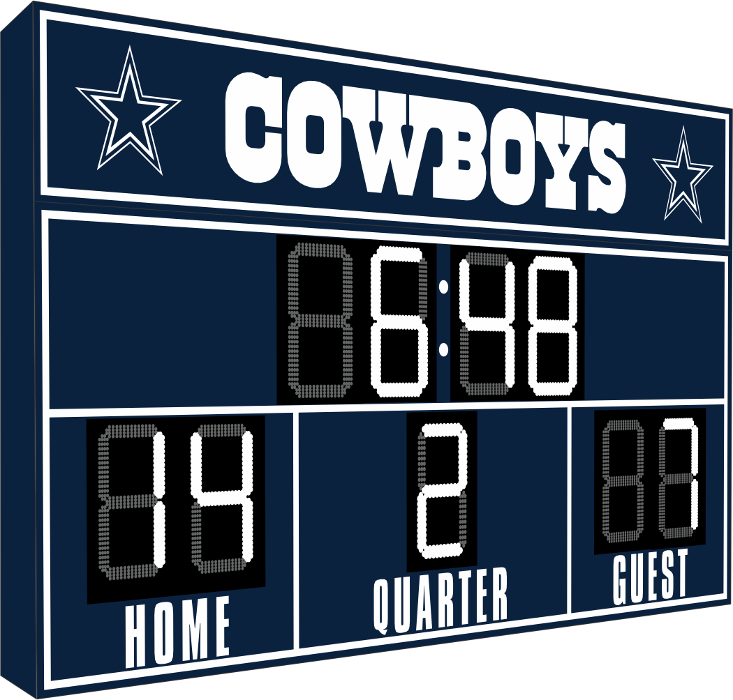 Dallas Cowboys FanZone Scoreboard
