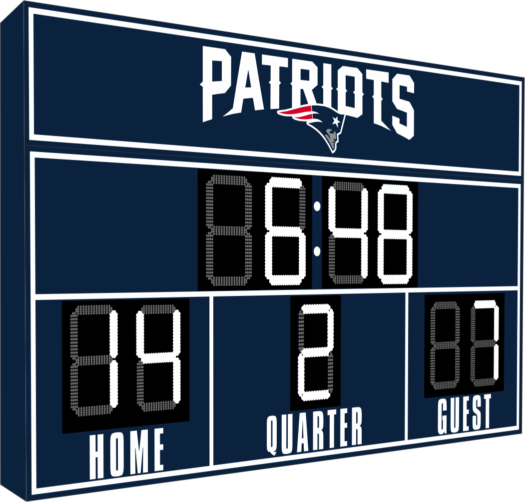 New England Patriots FanZone Scoreboard