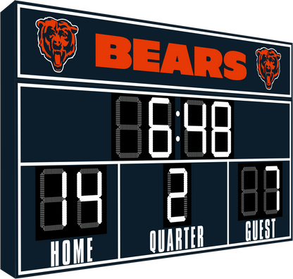Chicago Bears Ultimate FanZone Scoreboard