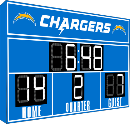 Los Angeles Chargers FanZone Scoreboard