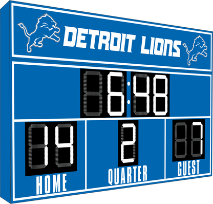 Detroit Lions FanZone Scoreboard