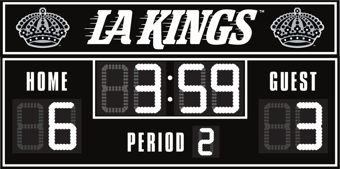 Los Angeles Kings FanZone Scoreboard