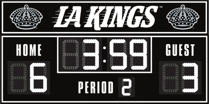 Los Angeles Kings FanZone Scoreboard