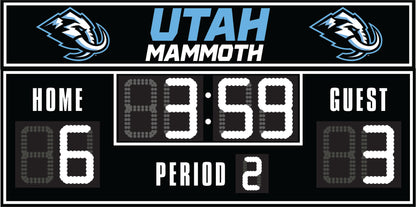Utah Mammoth FanZone Scoreboard